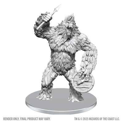 Wizkids Primed Miniatures - Monster - Yeti (Classic)
