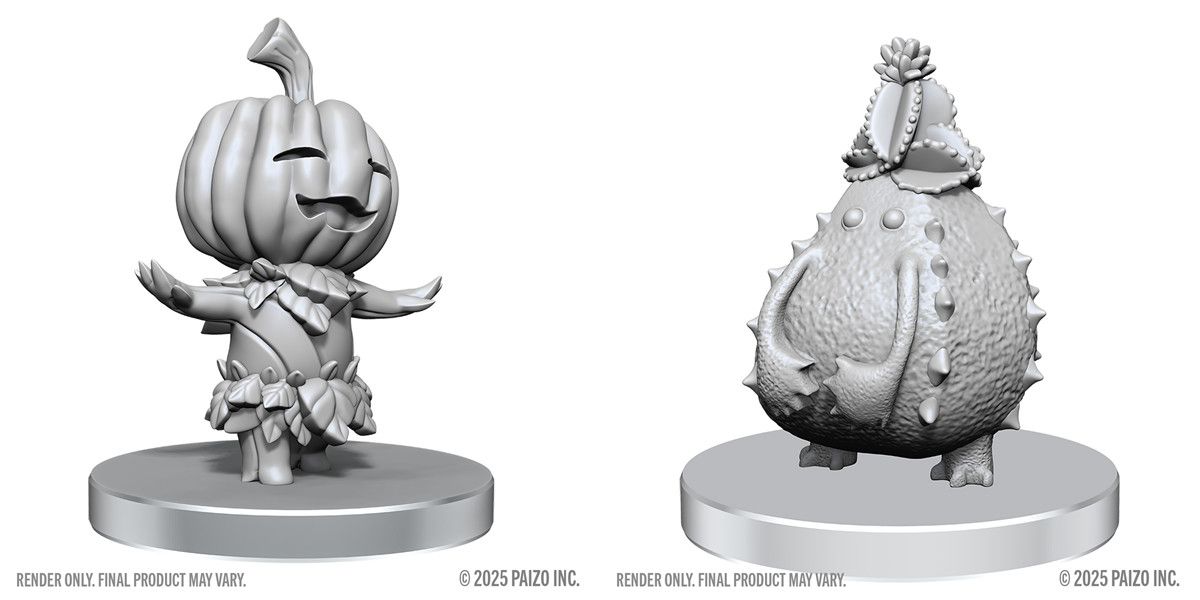 Pathfinder Deep Cuts Miniatures: Gourd Leshy &amp; Cactus Leshy