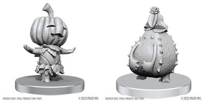 Wizkids Primed Miniatures - Monster - Leshy (Gourd) &amp; Leshy (Cactus)