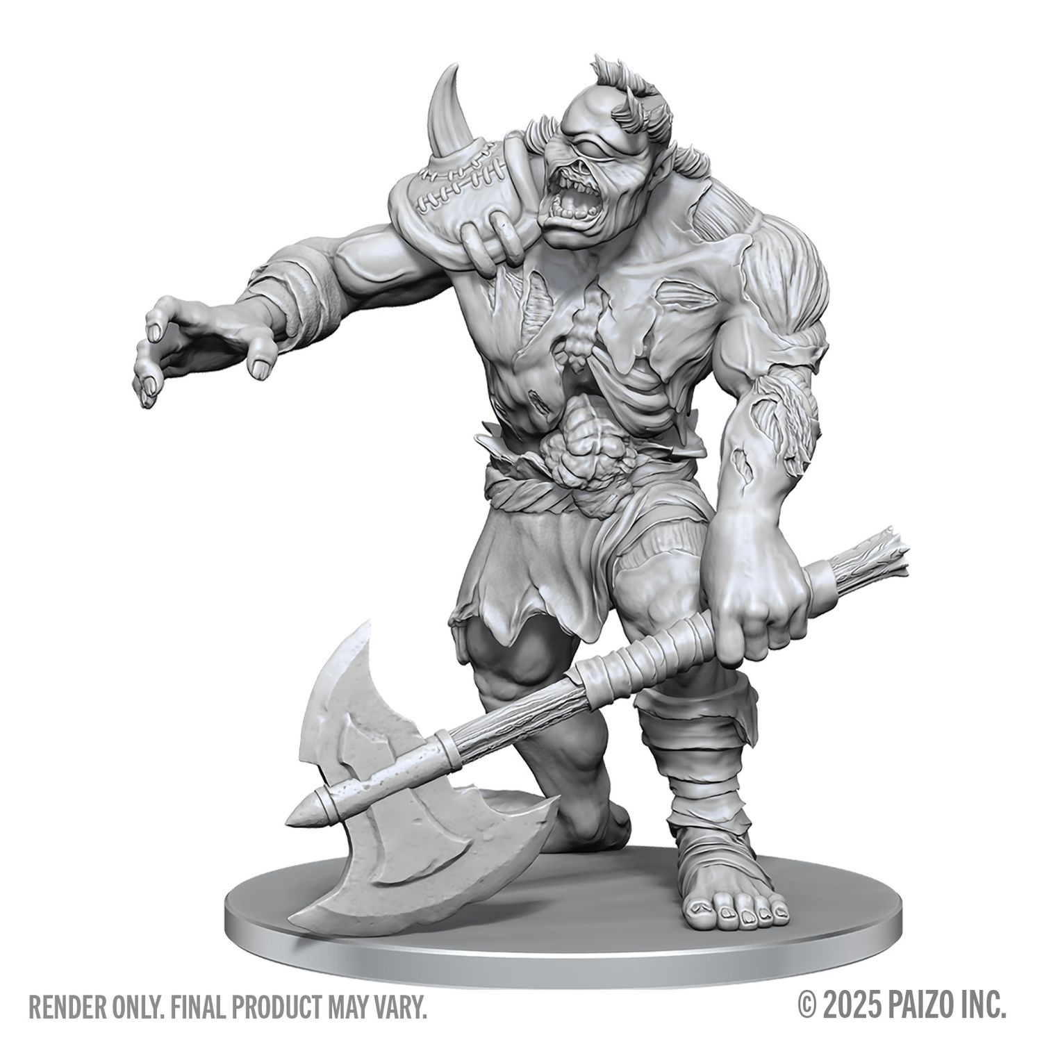 Pathfinder Deep Cuts Miniatures: Dread Zombie Cyclops