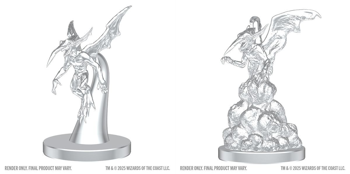 Nolzur's Marvelous Miniatures: Ice Mephit &amp; Dust Mephit