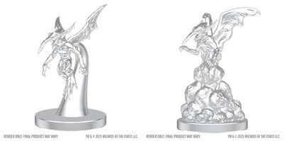 Wizkids Primed Miniatures - Monster - Mephit (Ice) &amp; Mephit (Dust)