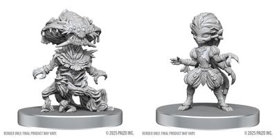 Wizkids Primed Miniatures - Monster - Leshy (Fungus) &amp; Leshy (Seaweed)