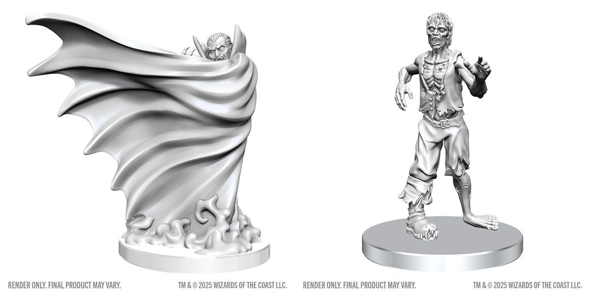 Nolzur's Marvelous Miniatures: Classic Vampire &amp; Classic Zombie