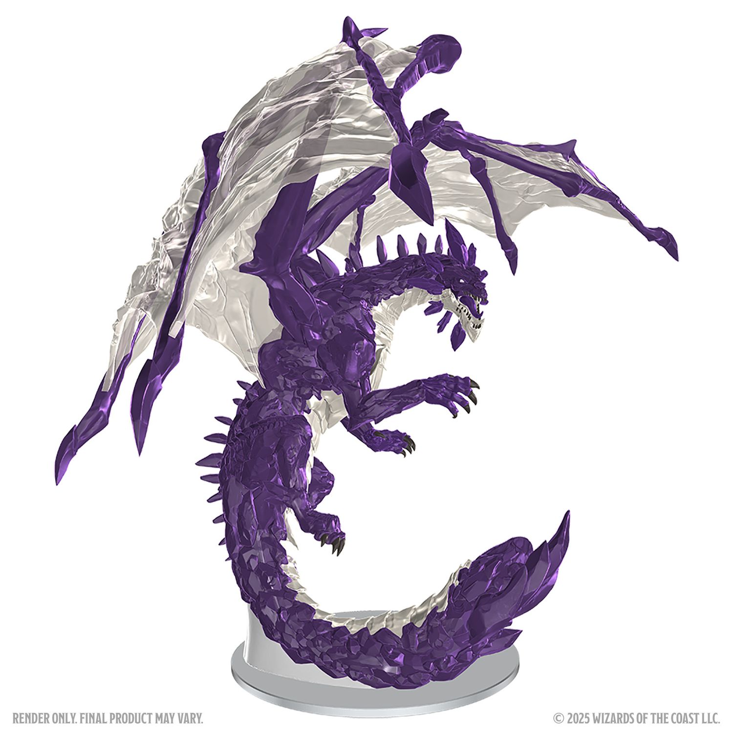D&amp;D Icons of the Realms: Adult Amethyst Dragon Premium Painted Miniature