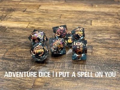 7-Piece RPG Premium Dice Set: I Put a Spell on You
