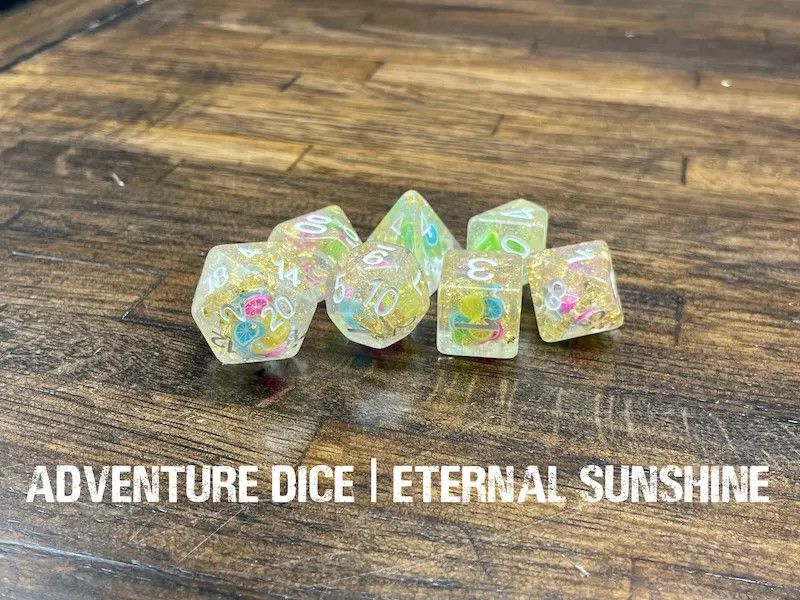 7-Piece RPG Dice Set: Eternal Sunshine