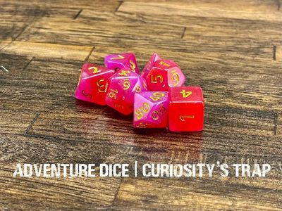 7-Piece RPG Dice Set: Curiosity’s Trap