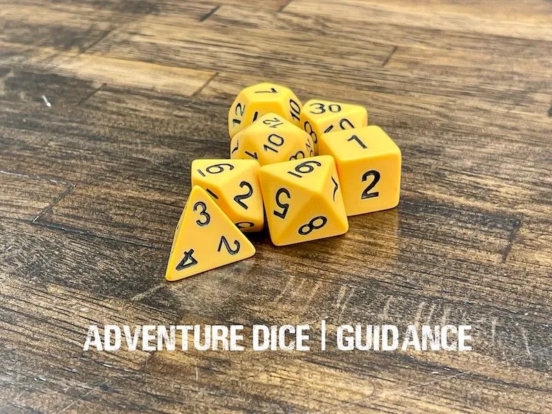 7-Piece RPG Dice Set: Guidance