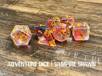 7-Piece RPG Dice Set: Vampire Spawn