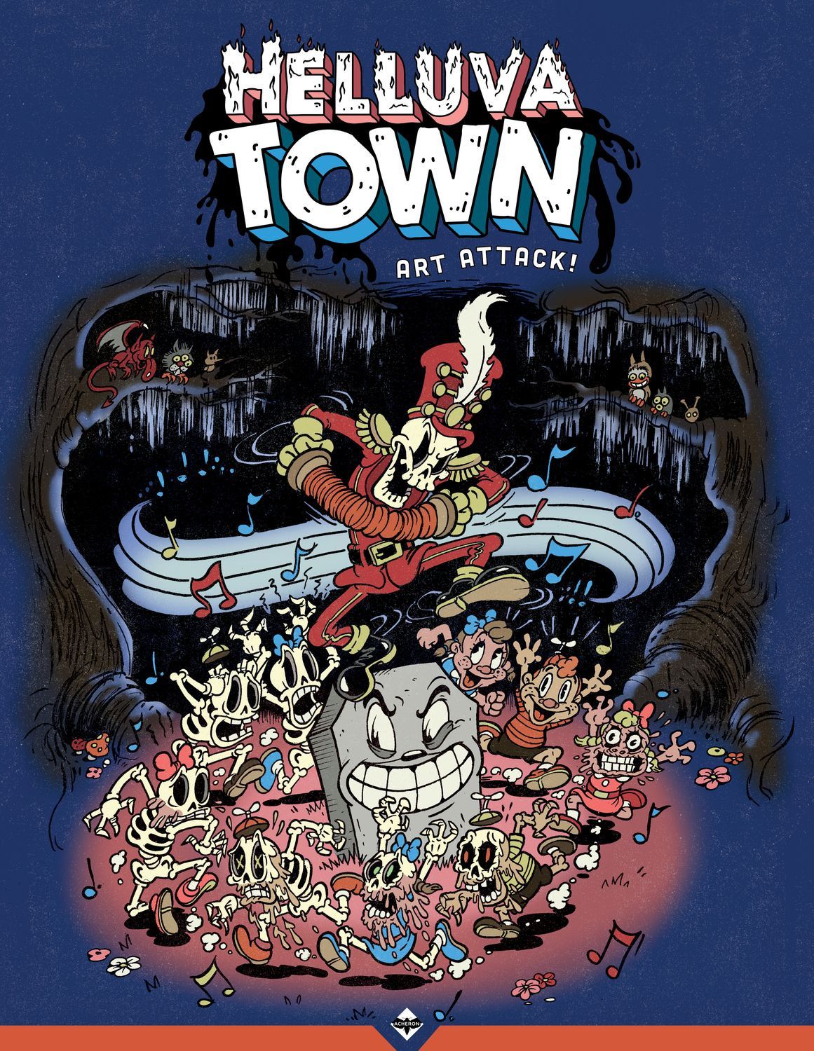 Helluva Town: Cartoon Gangster RPG: Art Attack!