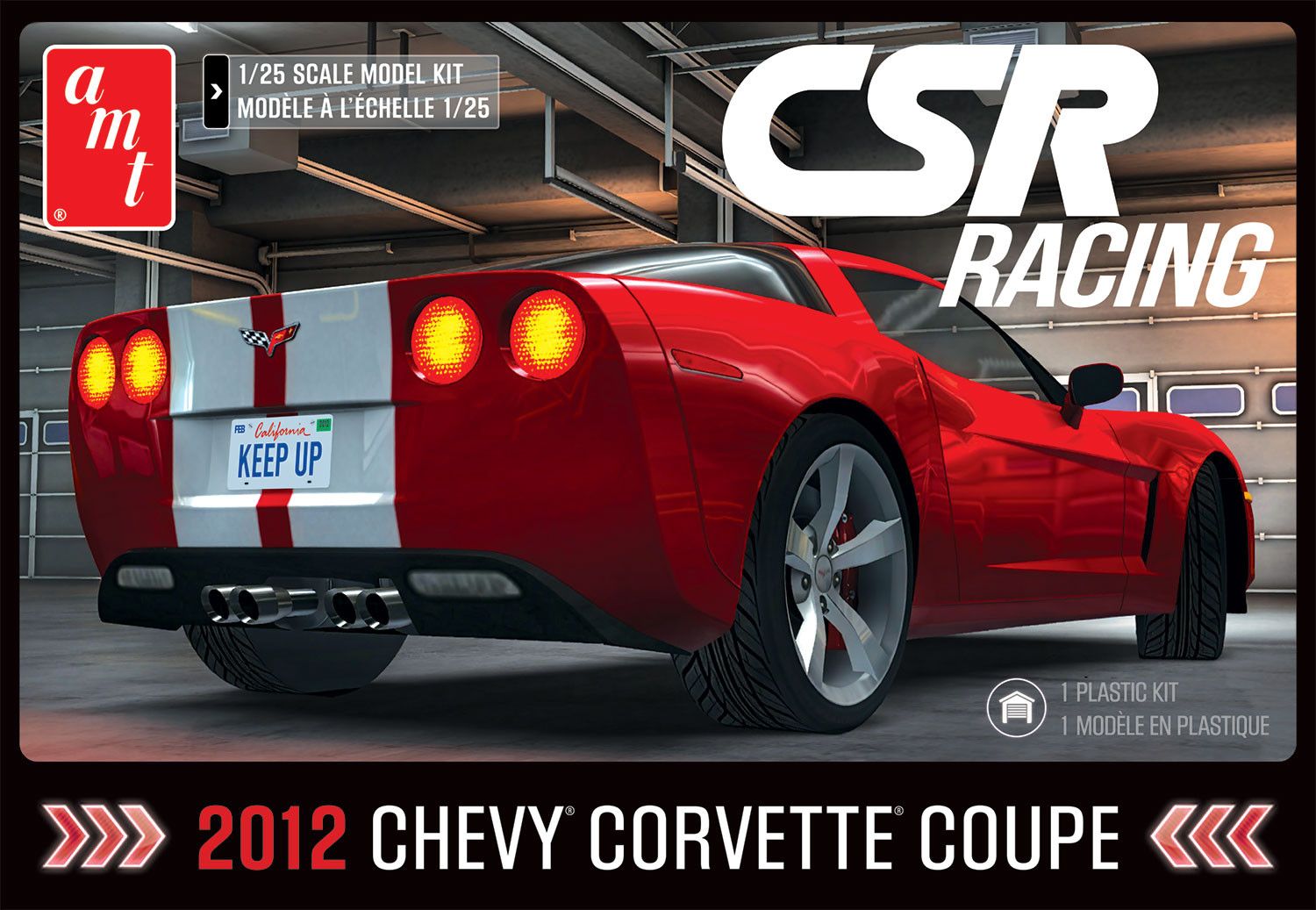 2012 Chevy Corvette Coupe CSR Racing Model Kit (1:25 Scale)