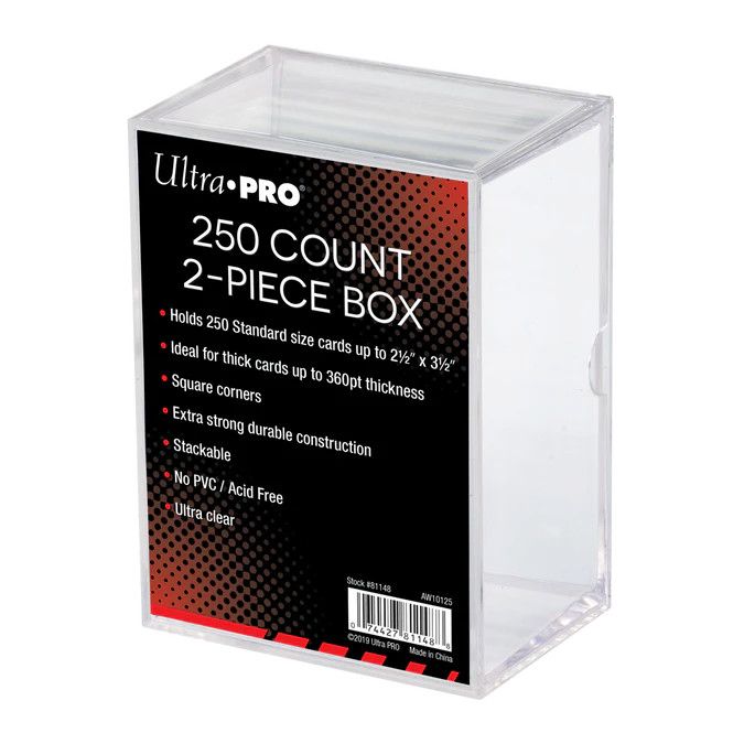 Card Box 2 Piece - 250 Count