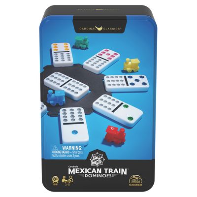 Dominoes - Double 12 Mexican Train Cardinal Classics Tin