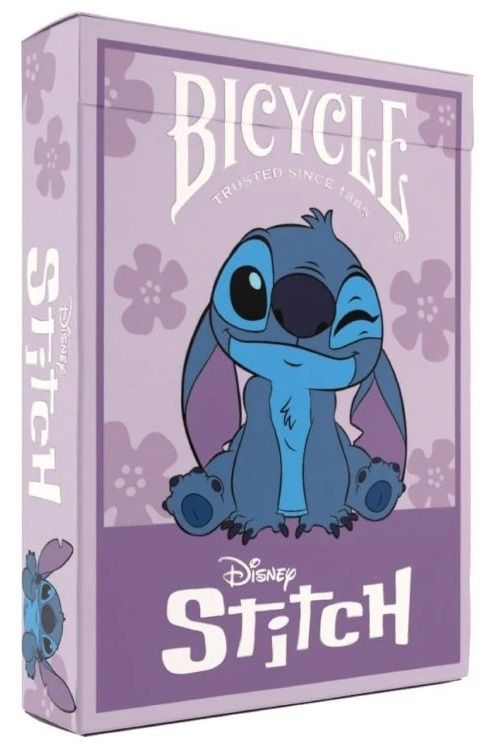 Playing Cards - Bicycle: Disney Stitch (Purple)