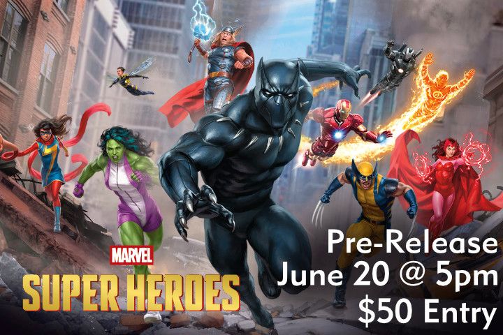 Magic the Gathering: Marvel Super Heroes Pre-Release June 20 @ 5:00pm