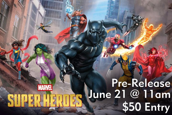 Magic the Gathering: Marvel Super Heroes Pre-Release June 21 @ 11:00am