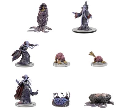 D&amp;D Icons of the Realms: Adventure in a Box - Mind Flayer Voyage Premium Painted Miniature Set