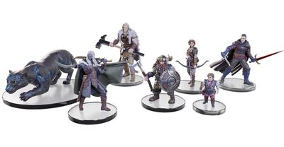 D&amp;D Icons of the Realms: Legend of Drizzt 35th Anniversary - Tabletop Companions Painted Miniature Set
