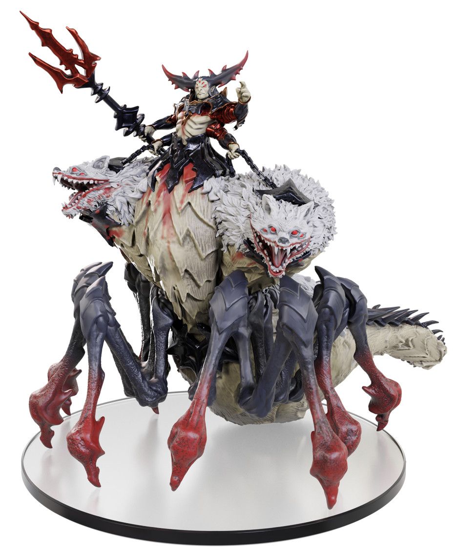 D&amp;D Icons of the Realms: Vecna: Eve of Ruin - Miska the Wolf-Spider Premium Painted Miniature