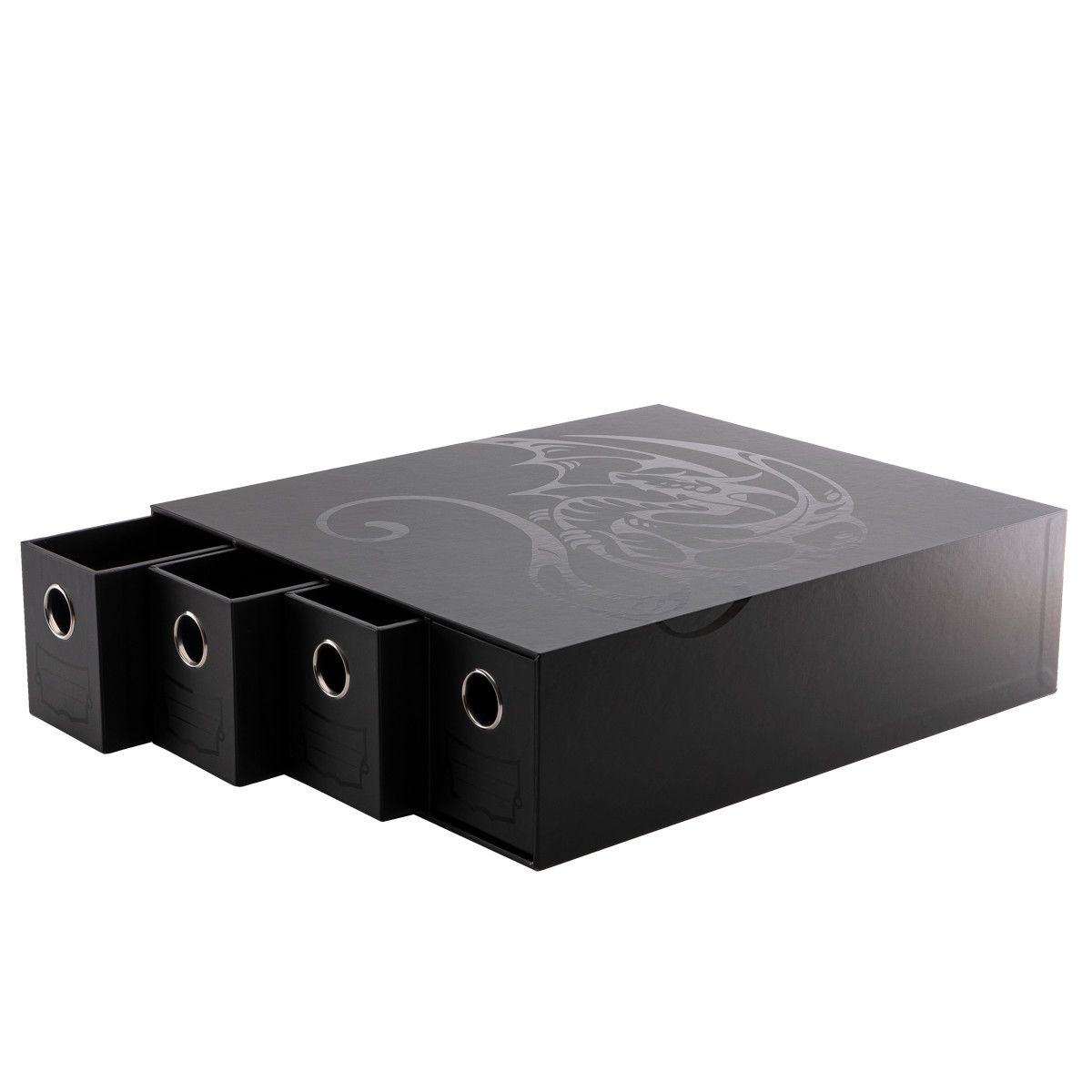 Dragon Shield - Card Fortress - 4 Drawers -, Color: Black