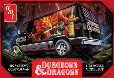 1977 Custom Chevy Van (Dungeons &amp; Dragons) Model Kit (1:25 Scale)