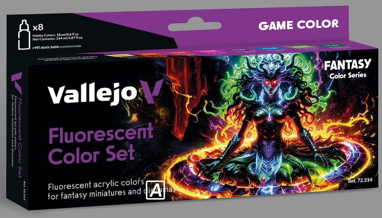 Vallejo: Fluorescent Color Set