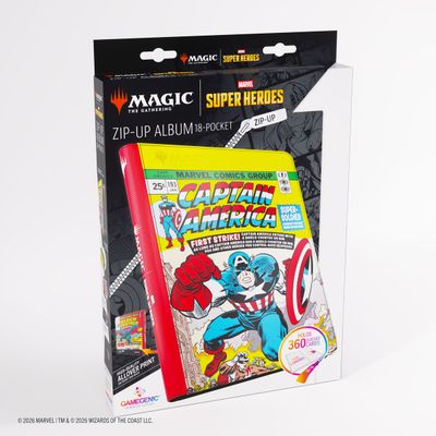 9-Pocket Zip-Up Album - MTG Marvel Super Heroes -