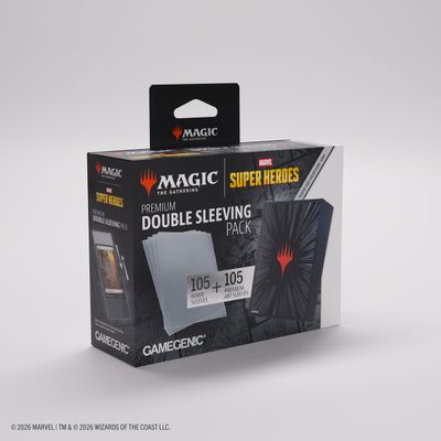 Sleeves - 66x91mm/64x89mm - GameGenic Double Sleeving - 2x105/pk - MTG Marvel Super Heroes -