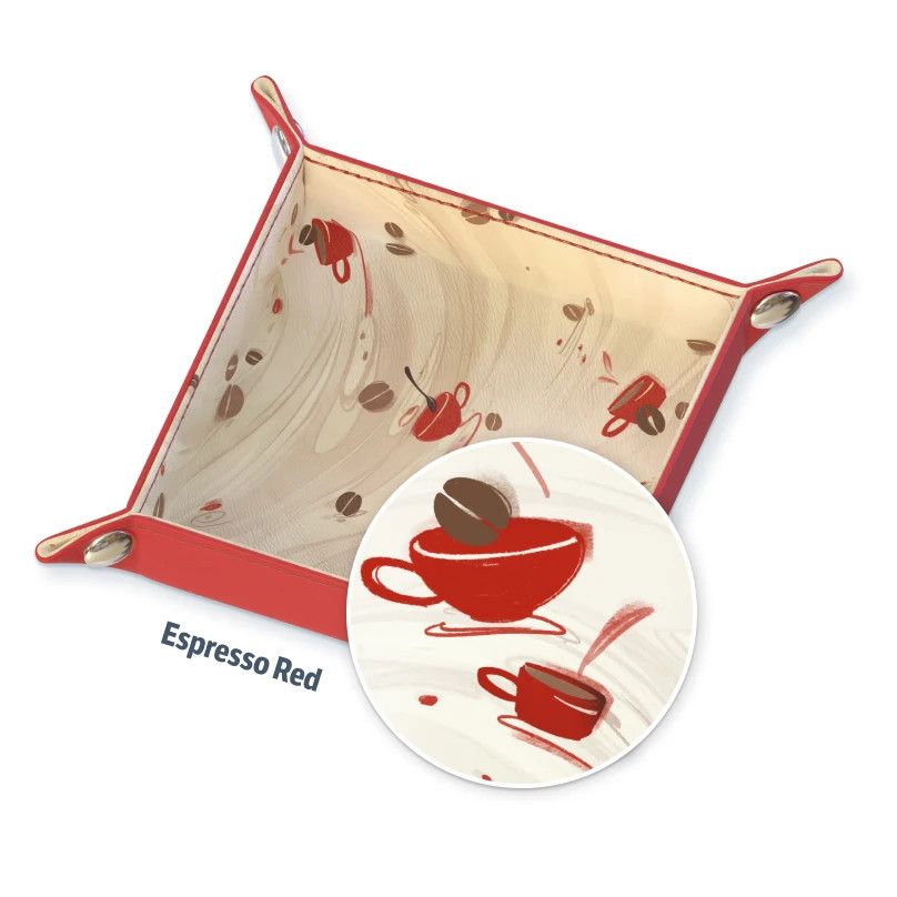 Dice Tray - Chai -, Color: Espresso Red