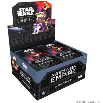 star wars spark of rebellion booster box Rebellion: Display 24 Packs (IT) 1 rare or legendary card Star Wars Unlimited TCG Spark