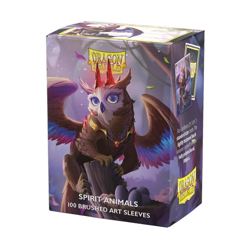 Sleeves - 63x88mm - Dragon Shield - 100/pk - Brushed Art - Dragowlis