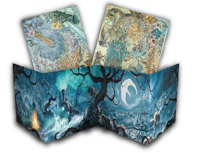 The Crooked Moon RPG: Wickermoon GM Screen &amp; Maps