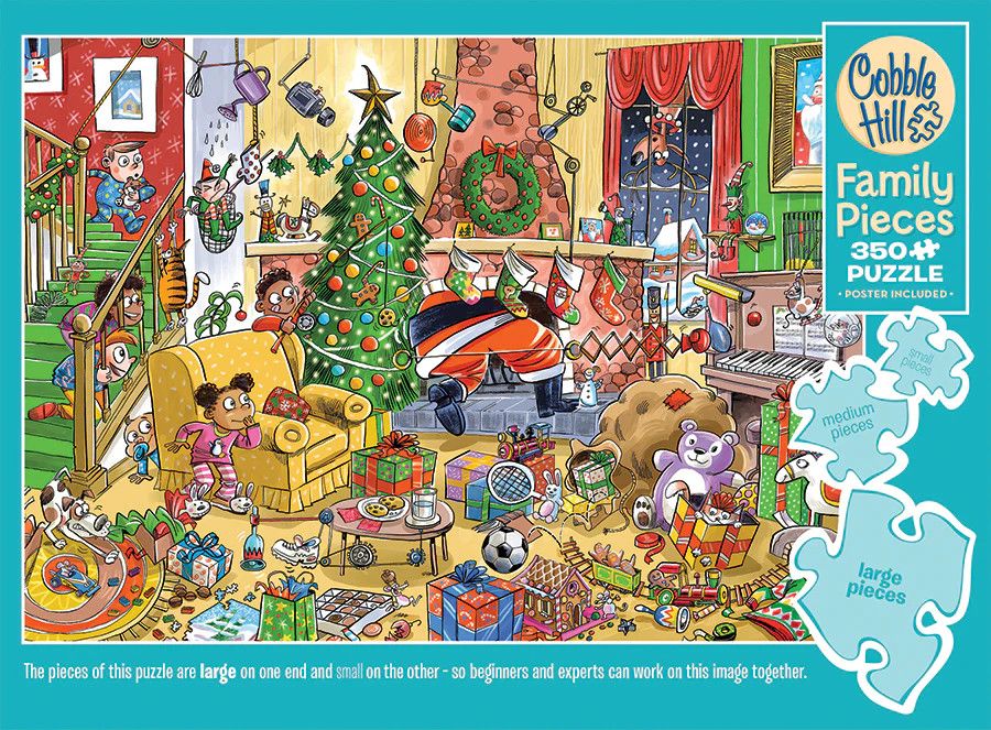 350 pcs - Catching Santa (Family Puzzle)