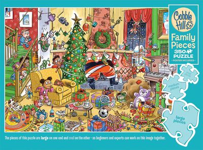350 pcs - Catching Santa (Family Puzzle)
