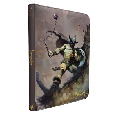 9-Pocket Pro Binder - Zippered - Frank Frazetta - Warrior with Ball and Chain