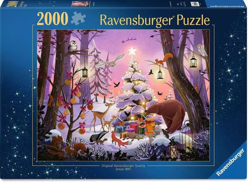 2000 pcs - Christmas in the Woods