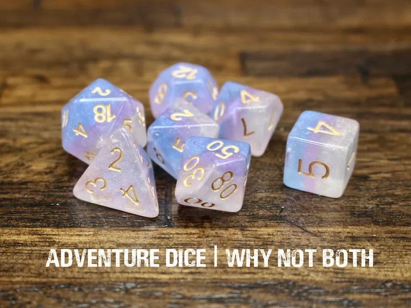 7-Piece RPG Dice Set: Why Not Both