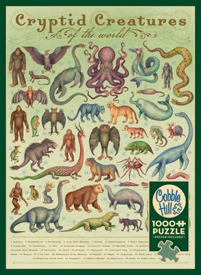 1000 pcs - Cryptid Creatures of the World 1000 pcs - Cryptid Creatures of the World