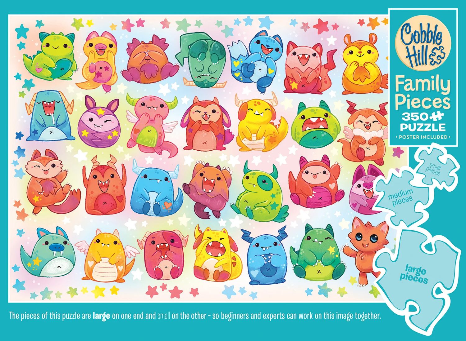 350 pcs - Little Monsters (Family Puzzle)