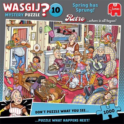 1000 pcs - WASGIJ Retro Mystery: #10, Spring has Sprung!