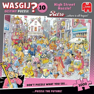 1000 pcs - WASGIJ Retro Destiny: #10, High Street Hassle!