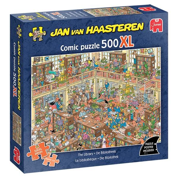 500 pcs - Jan van Haasteren: The Library (XL)