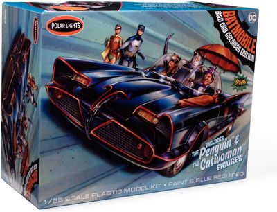 Batman The Classic TV Series Batmobile (Bad Guy Getaway Editon) Model Kit (1:25 Scale)