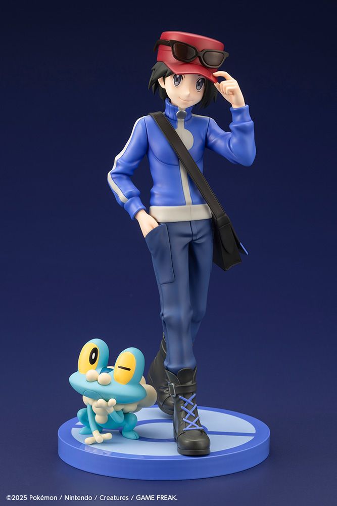Pokemon - 1/8 Calem with Froakie Artfx J Statue