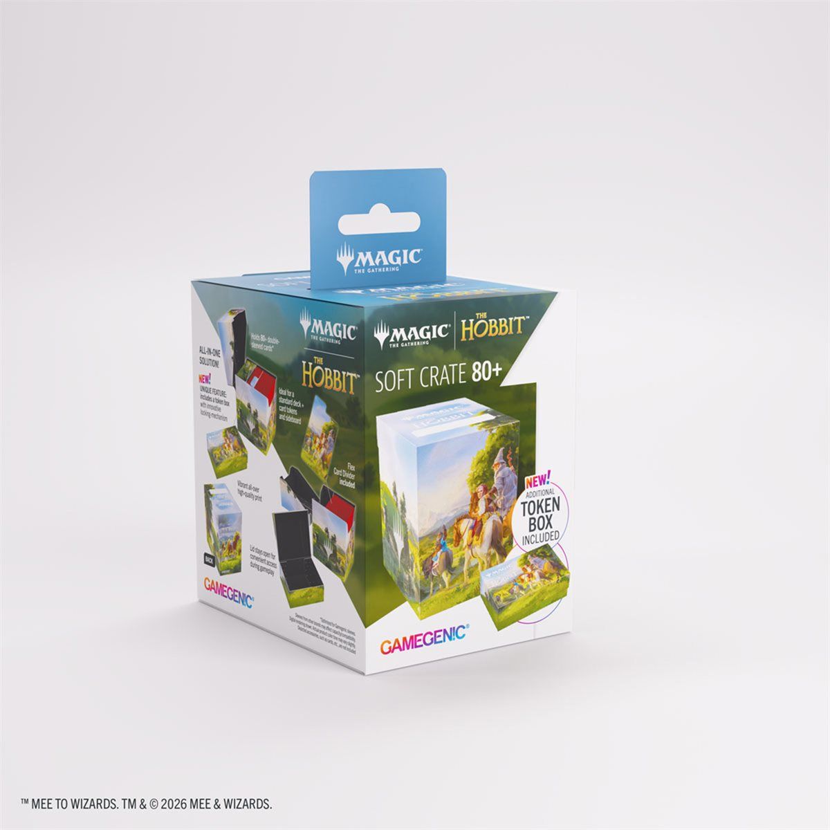 Deck Box - Soft Crate (80+) - MTG The Hobbit - Leaving Hobbiton / Troop of Ponies