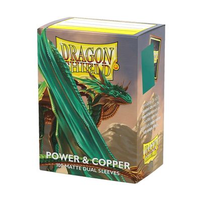Sleeves - 63x88mm - Dragon Shield - 100/pk - Dual Matte - Power/Copper