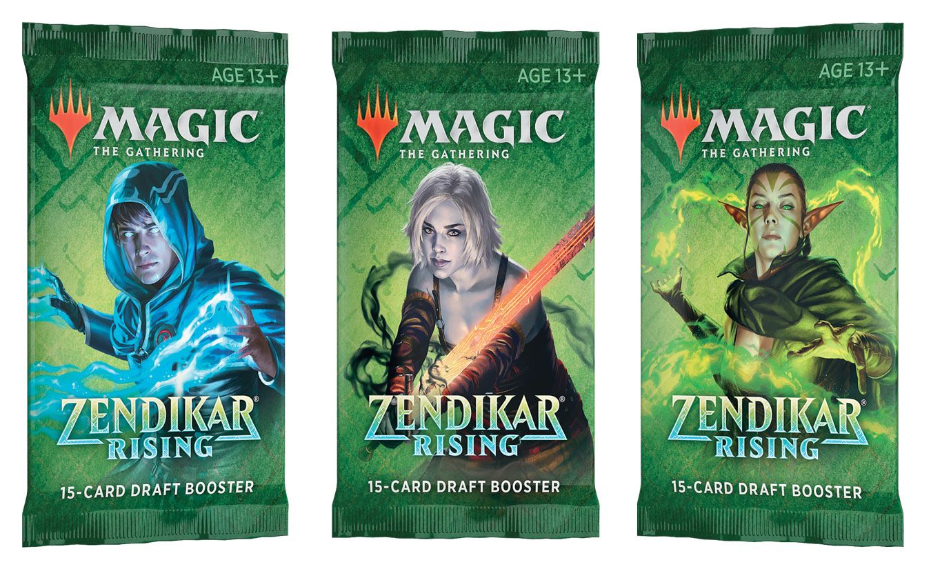 Magic The Gathering TCG Zendikar Rising Draft Booster Pack