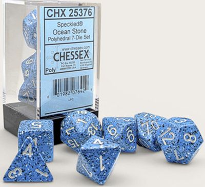 7-Piece RPG Dice Set: Speckled (2026) -