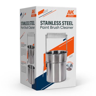 AK Interactive: Stainless Steel Paint Brush Cleaner